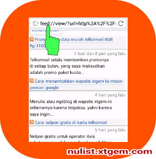 url feed wapsite xtgem